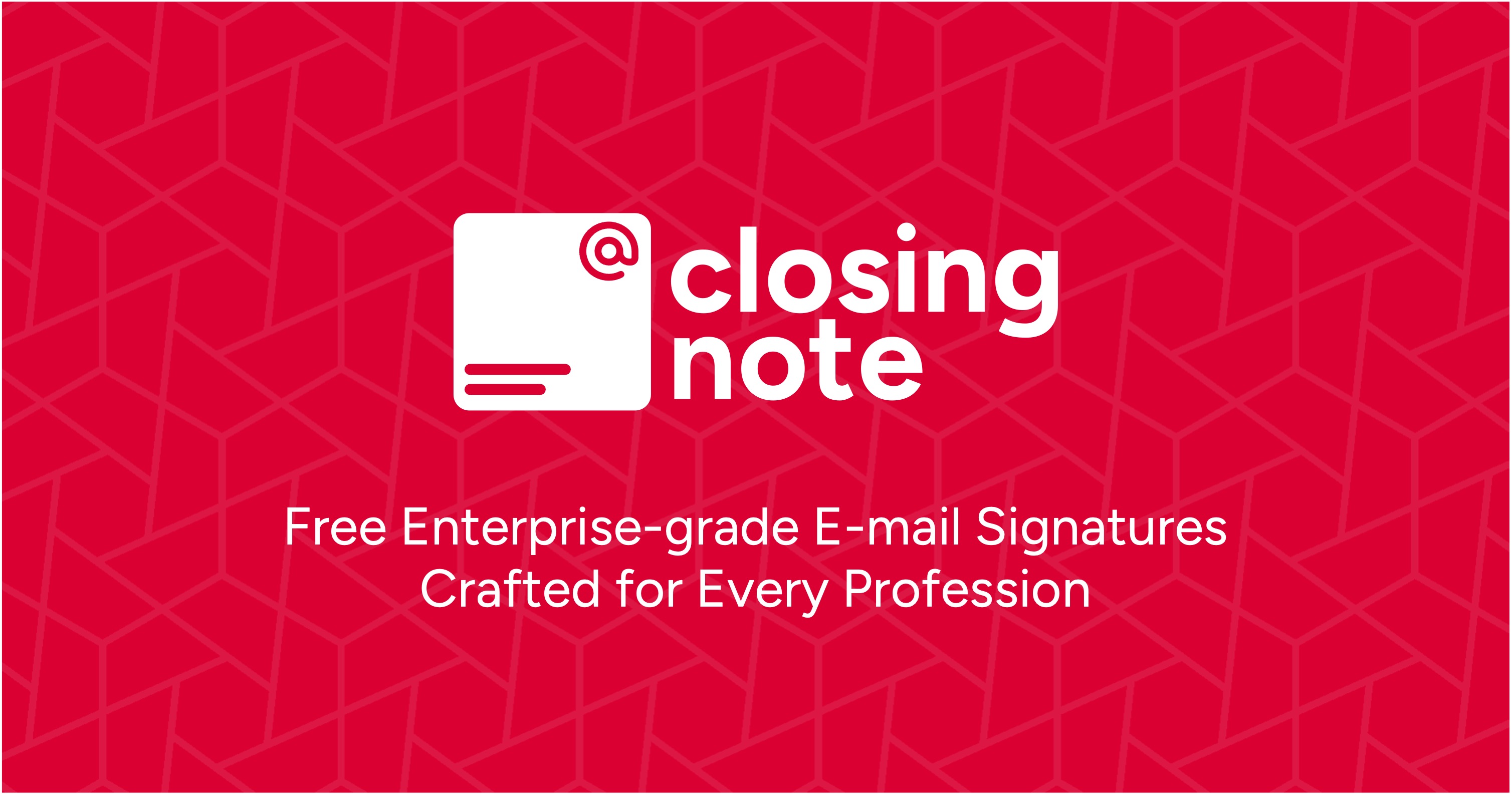Signature Noted ClosingNote — Professional Email Signatures in Minutes